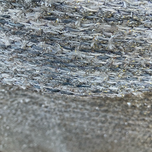 St. John Stunning Silver Jacket, front pockets and hook/eye closures - Picture 6 of 11